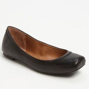 Lucky Brand Black Leather Santana Flats